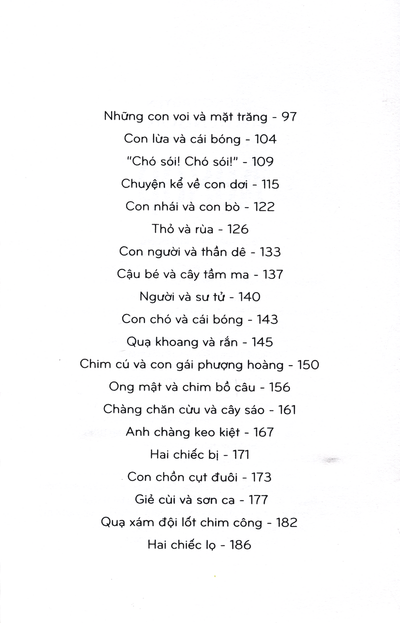 những truyện ngụ ngôn hay nhất của aesop (tái bản 2020)