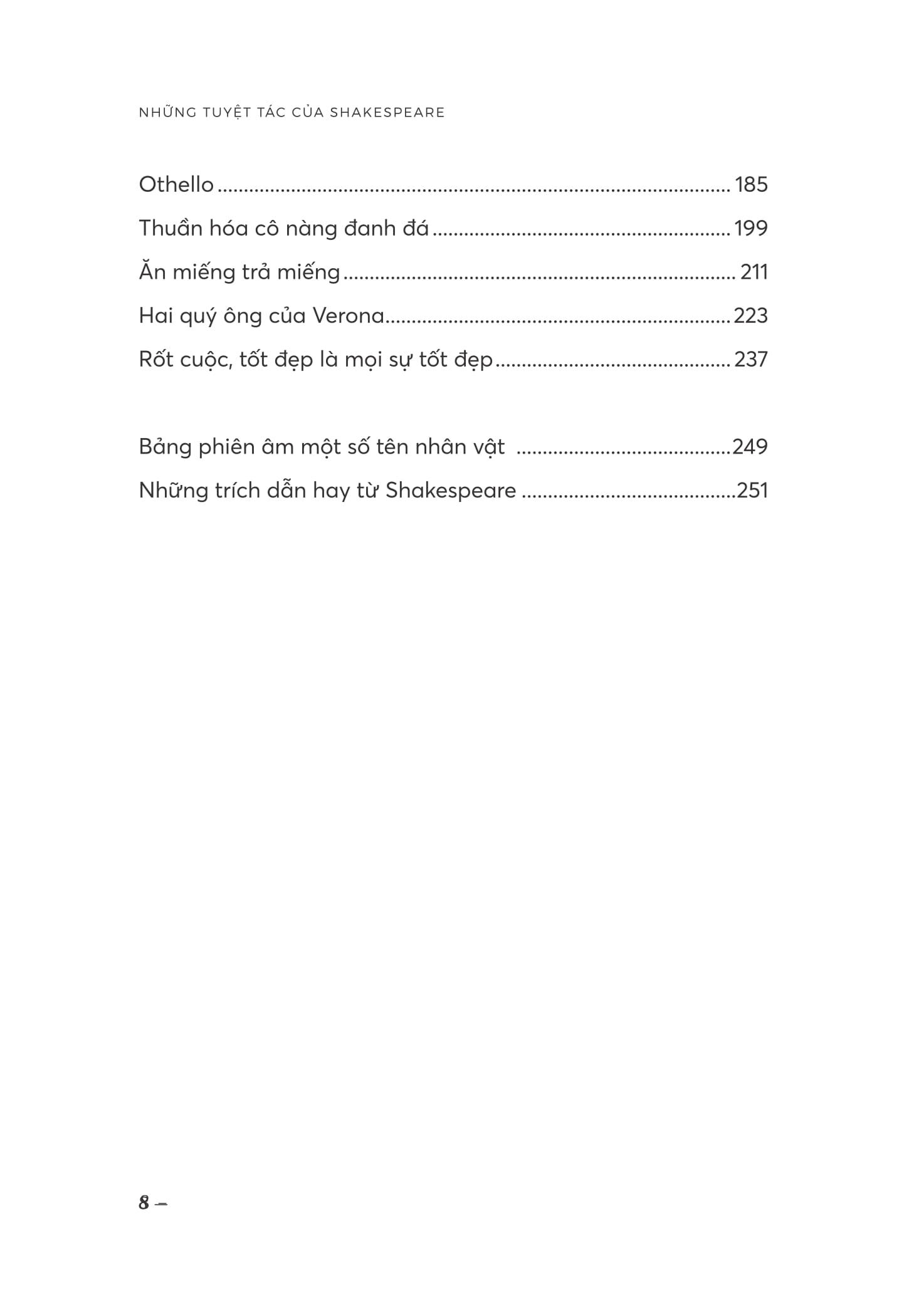 những tuyệt tác của shakespeare - tuyển tập 20 vở kịch được chuyển thể thành truyện cho thiếu nhi
