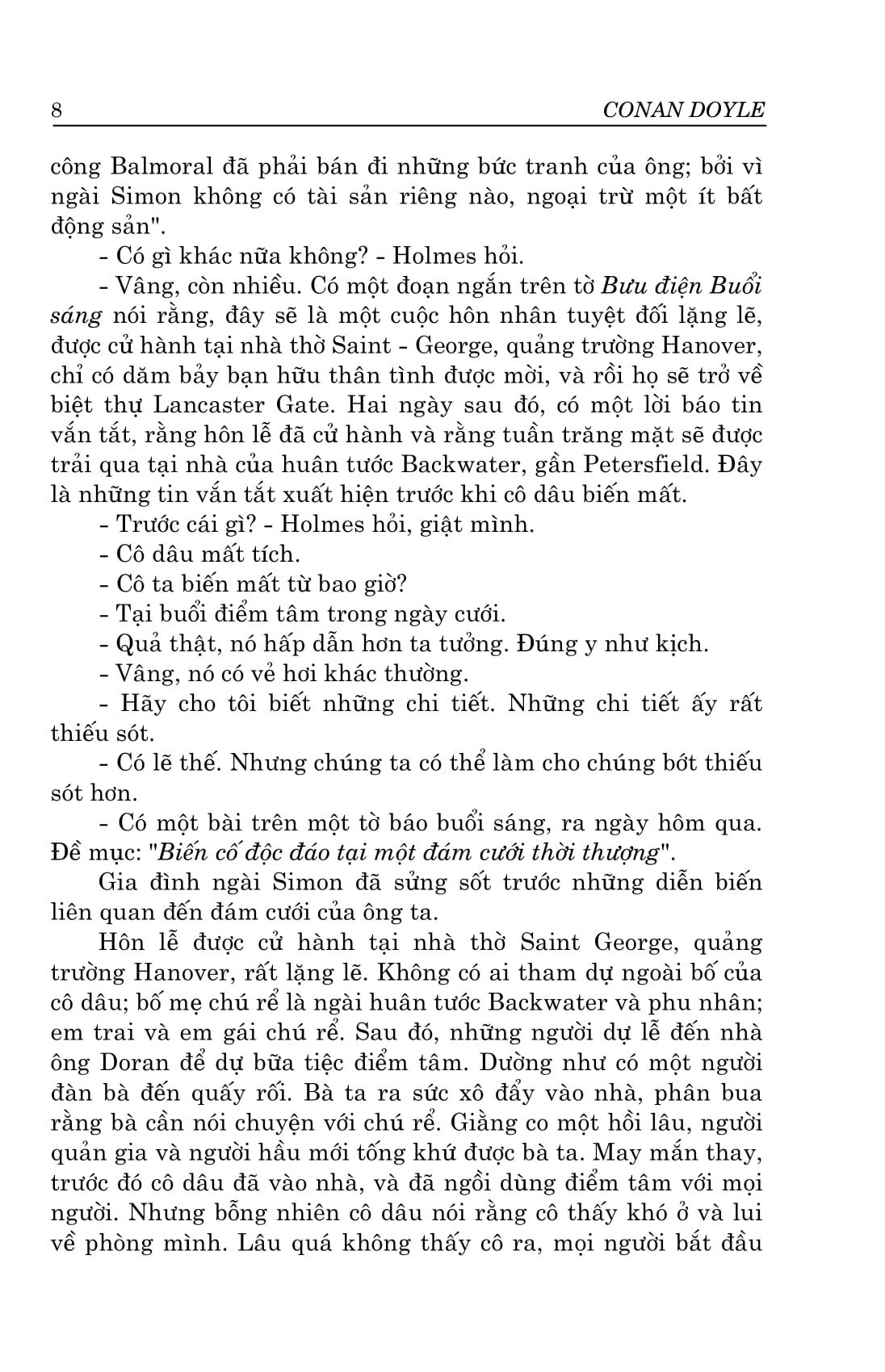 những vụ kỳ án của sherlock holmes (tái bản 2022)