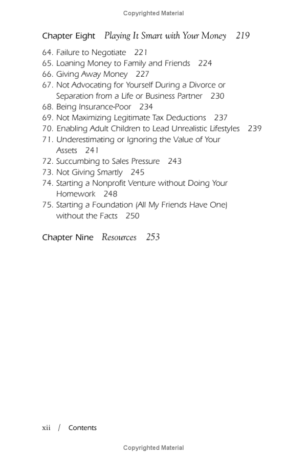 nice girls don't get rich : 75 unavoidable mistakes women make with money