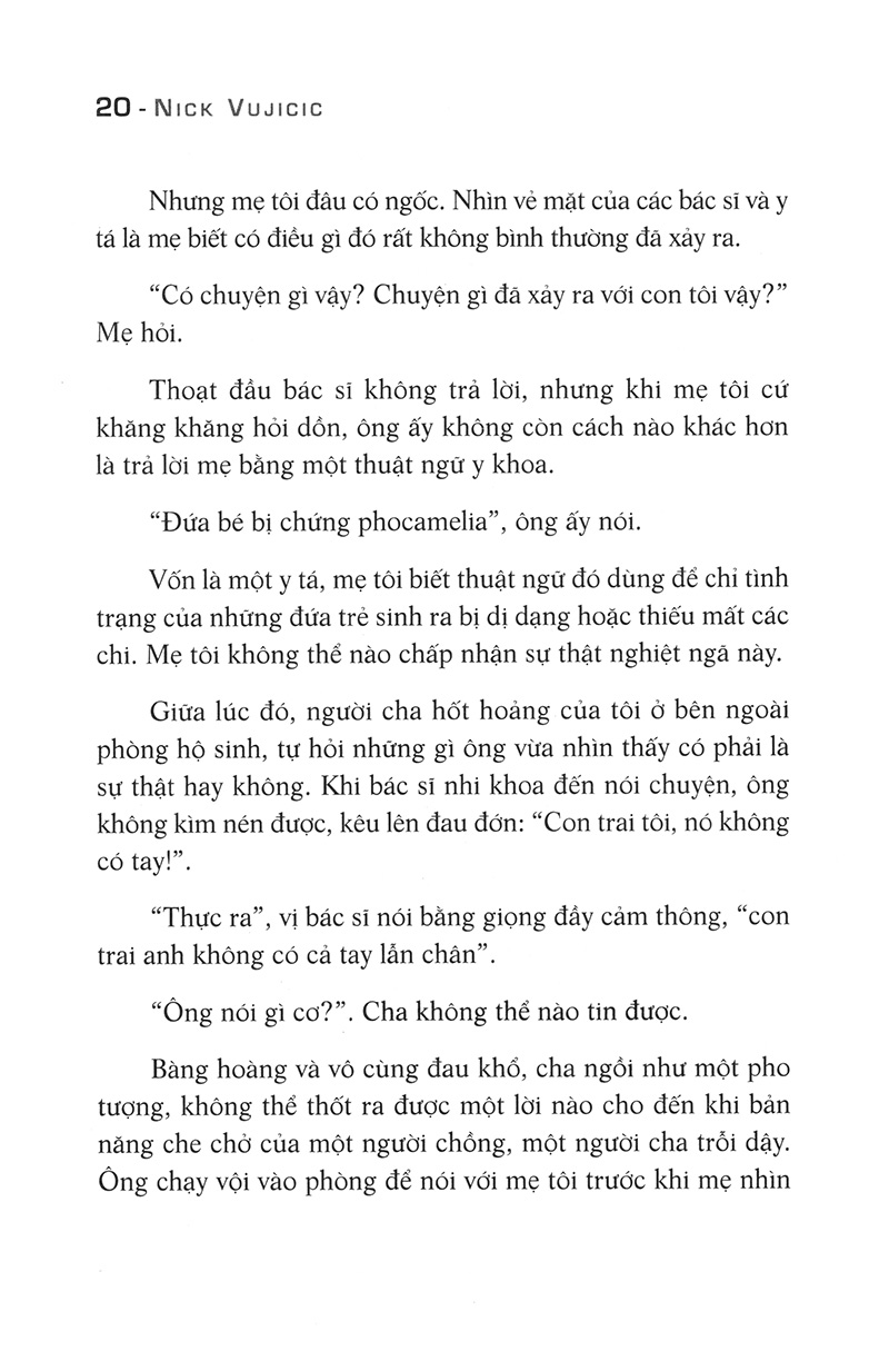 nick vujicic - cuộc sống không giới hạn (tái bản 2022)