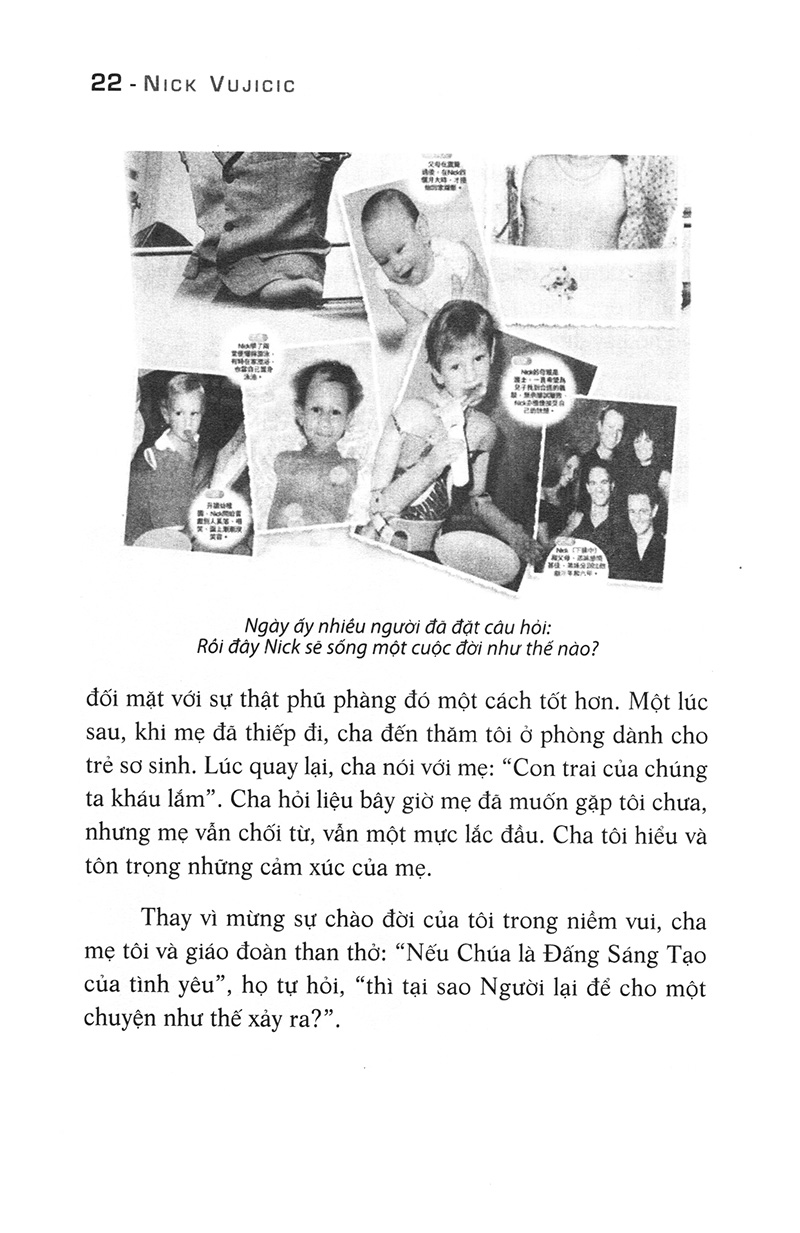 nick vujicic - cuộc sống không giới hạn (tái bản 2022)