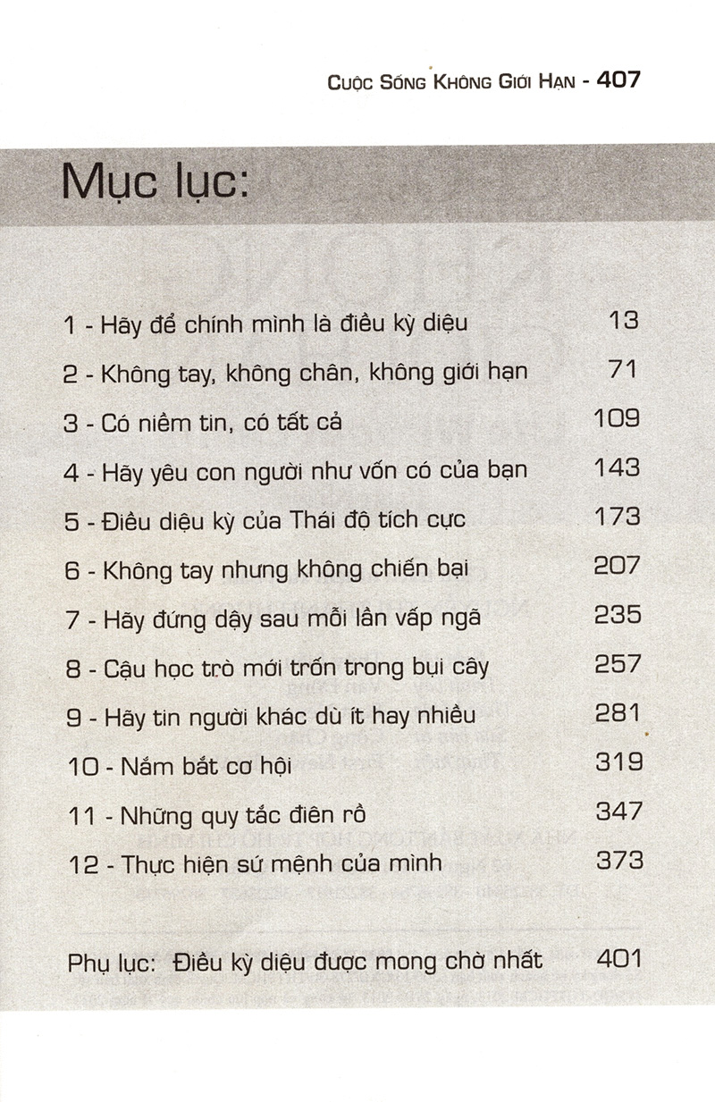 nick vujicic - cuộc sống không giới hạn (tái bản 2022)