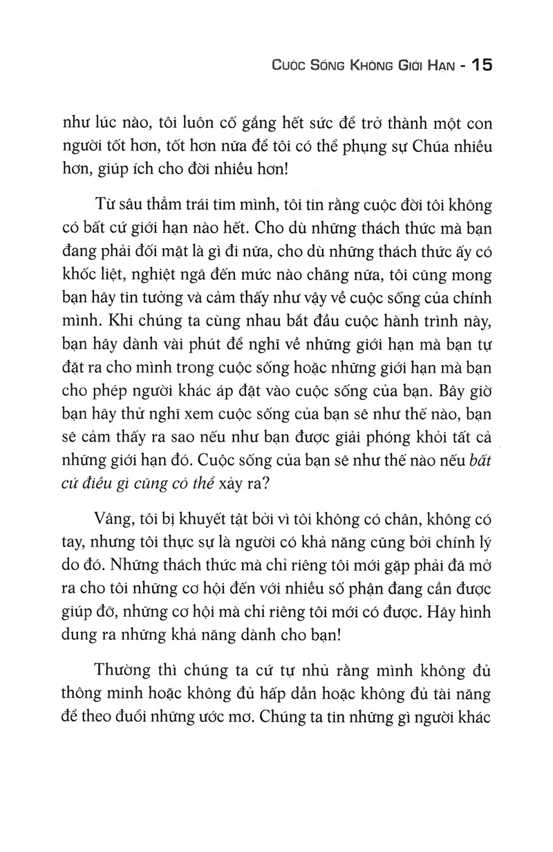 nick vujicic - cuộc sống không giới hạn (tái bản 2022)