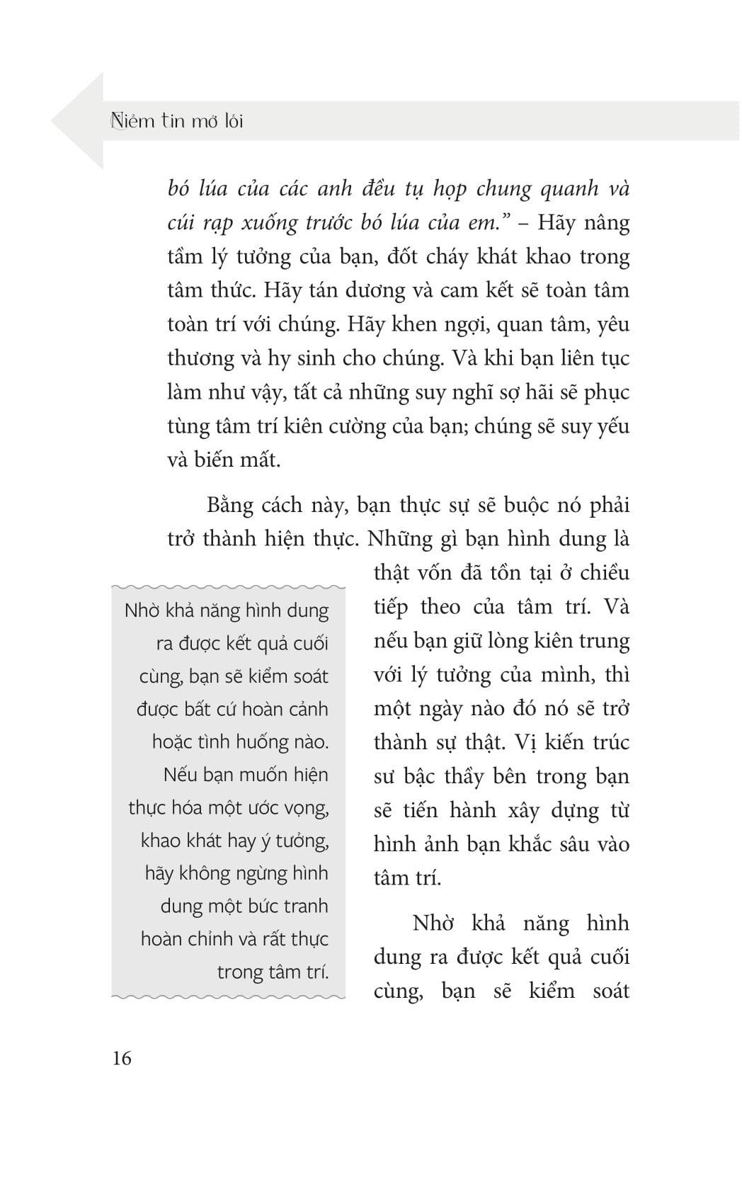 niềm tin mở lối