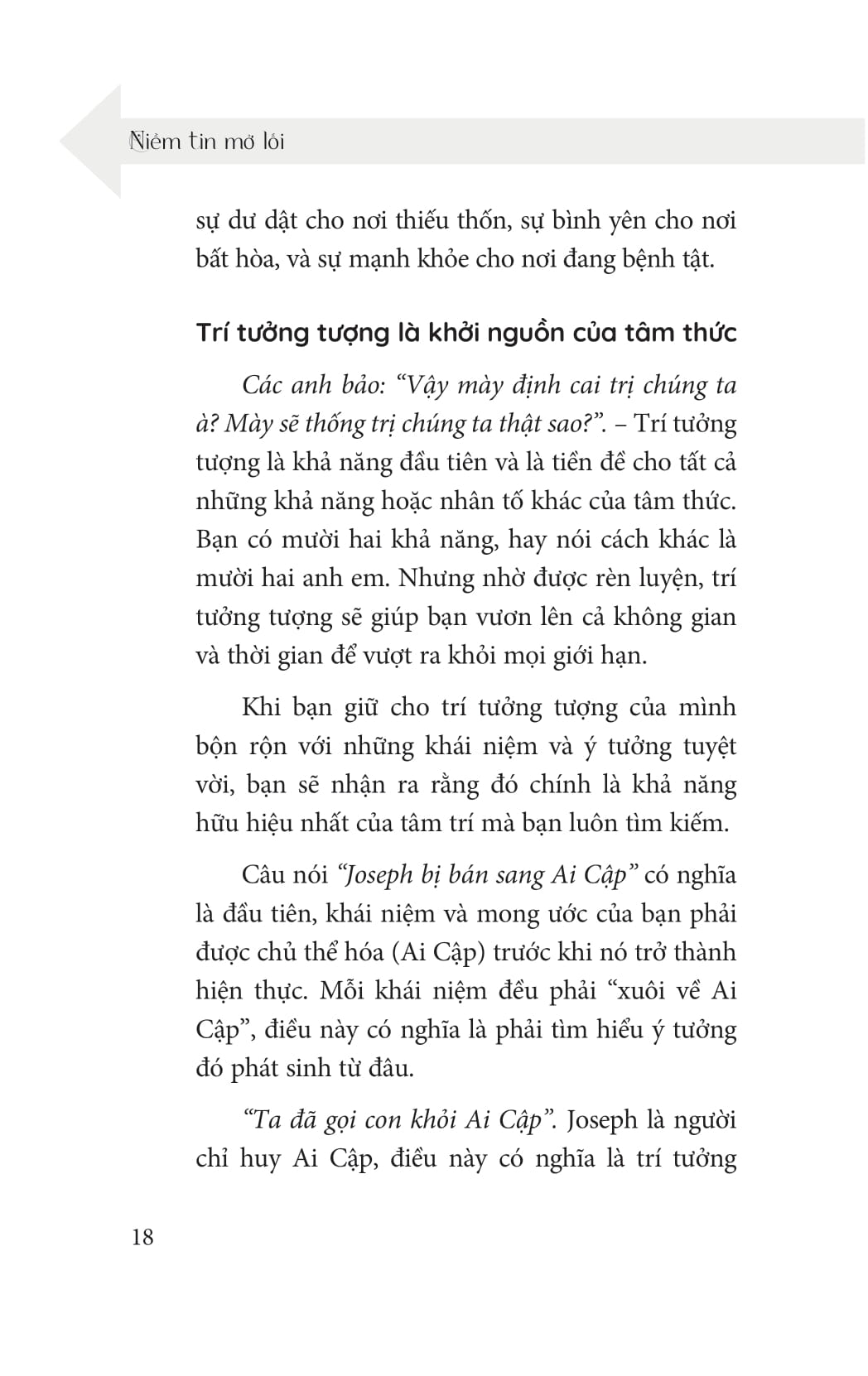 niềm tin mở lối