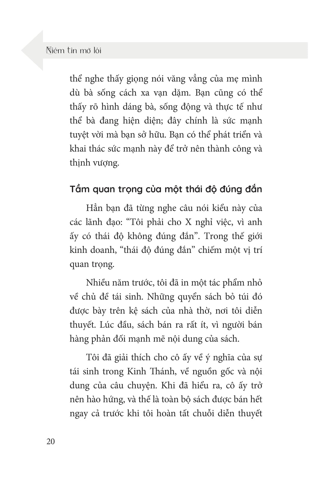 niềm tin mở lối