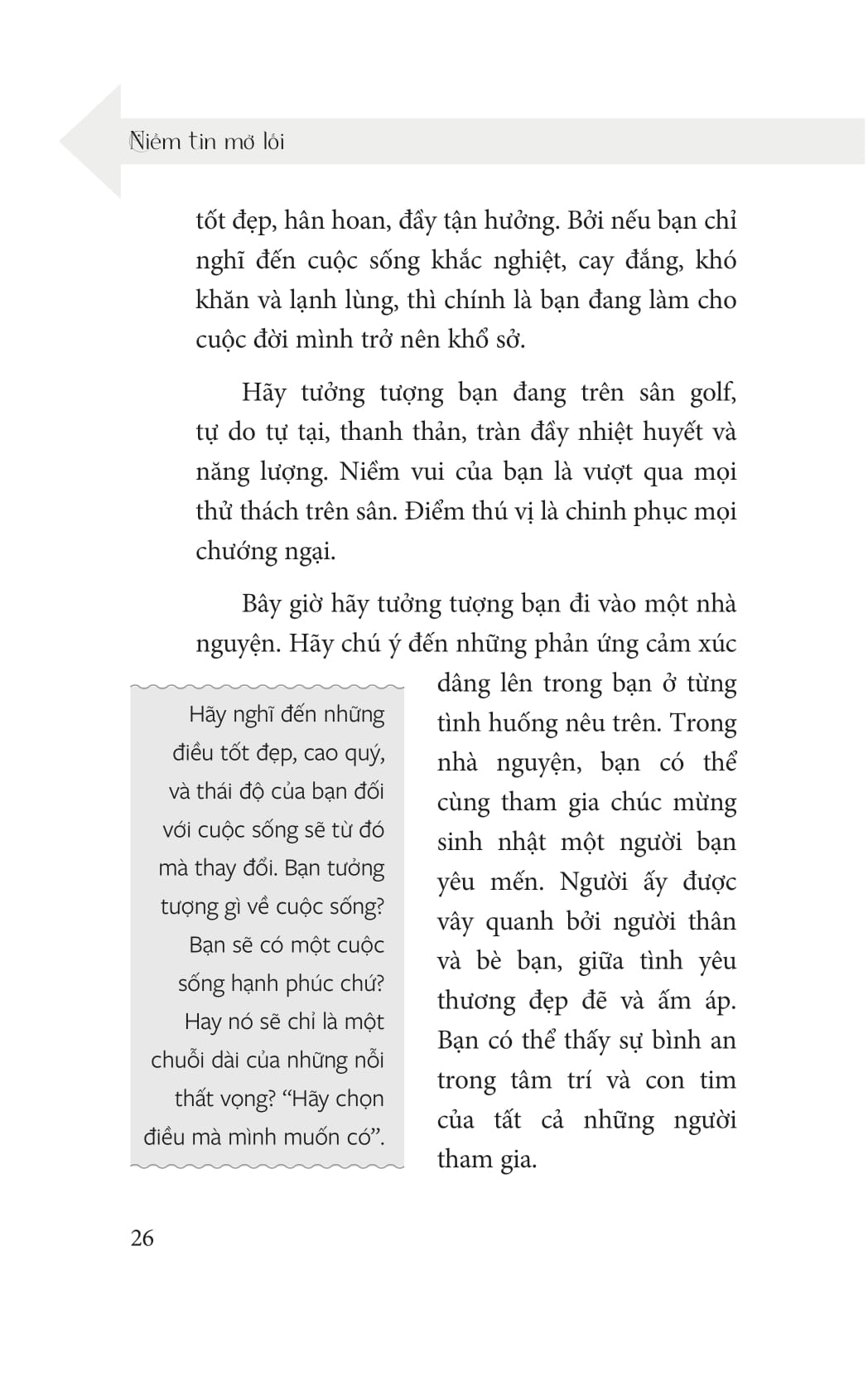 niềm tin mở lối