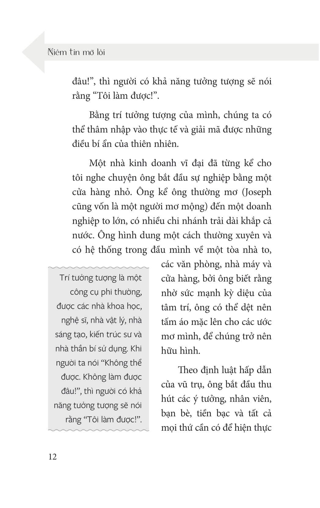 niềm tin mở lối