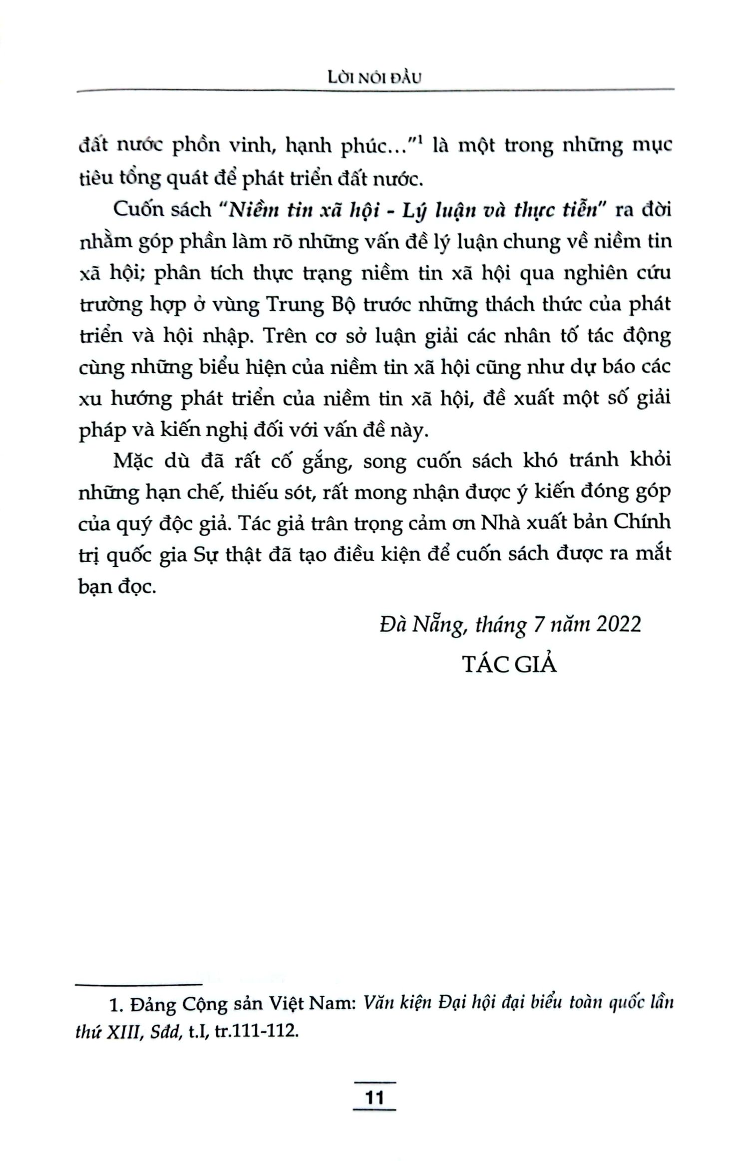 niềm tin xã hội - lý luận và thực tiễn