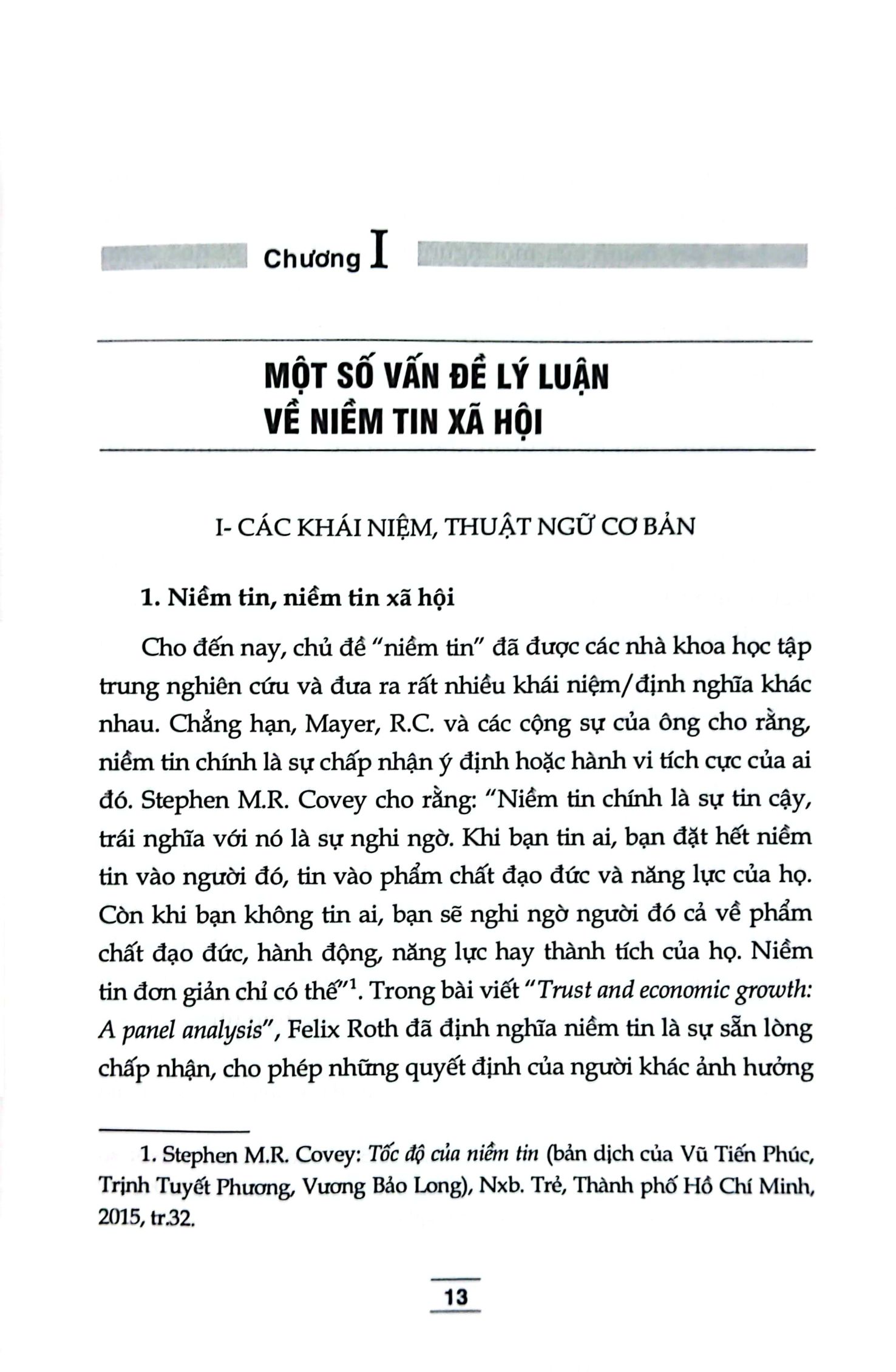 niềm tin xã hội - lý luận và thực tiễn