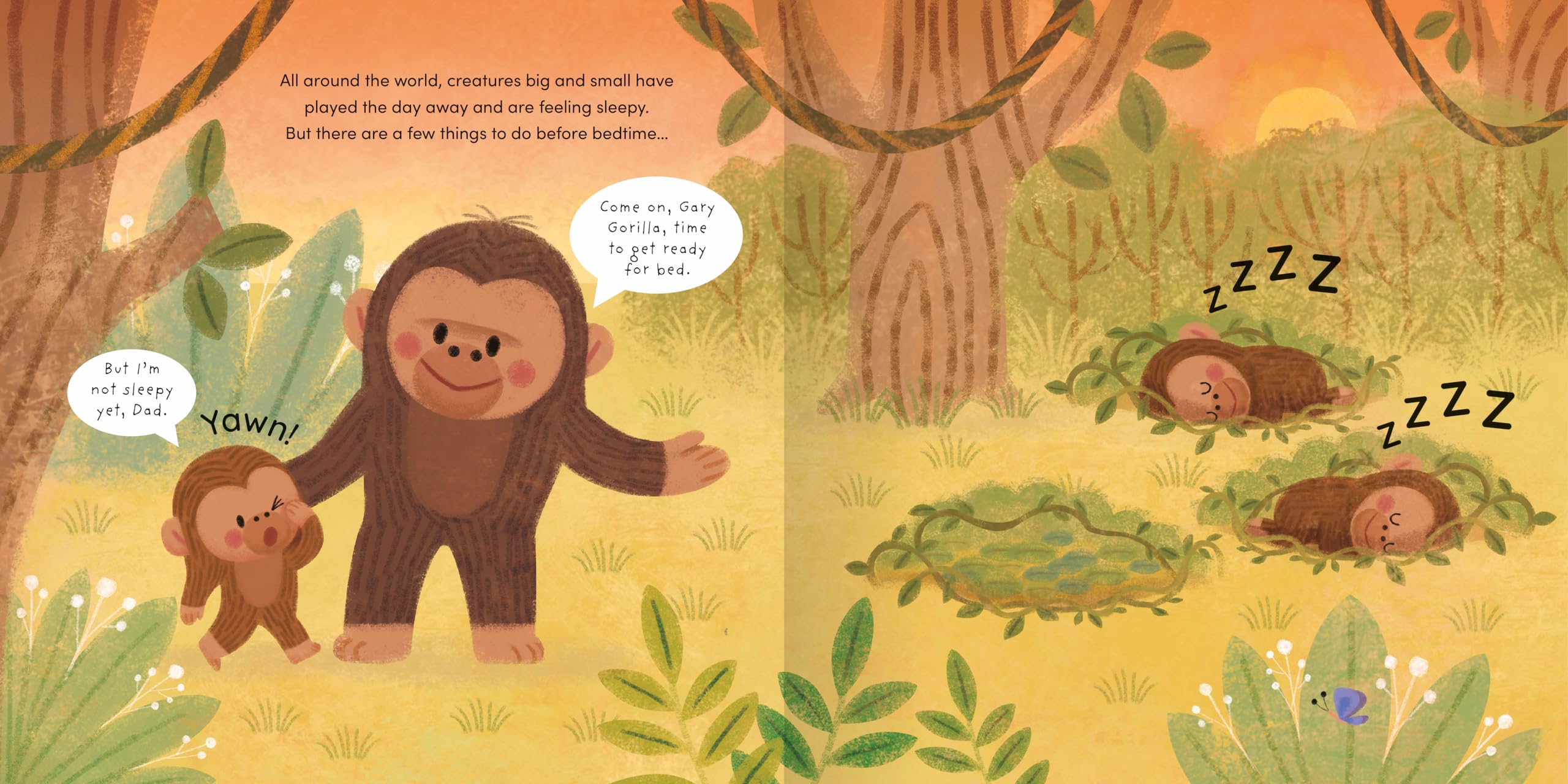 night night baby animals