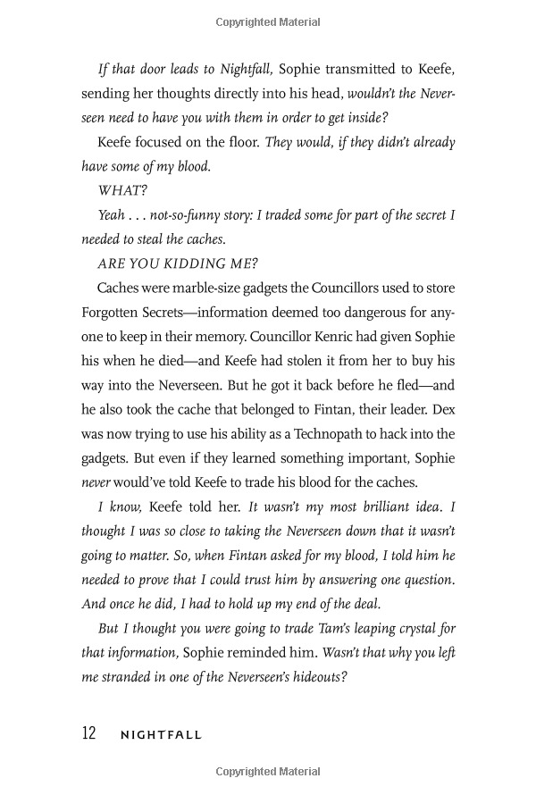 nightfall (6) (keeper of the lost cities)