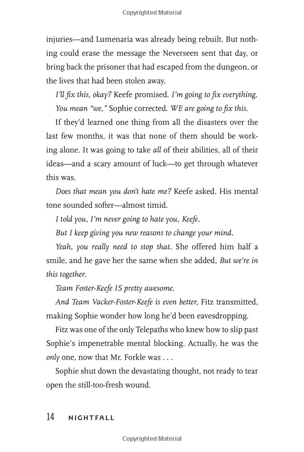 nightfall (6) (keeper of the lost cities)