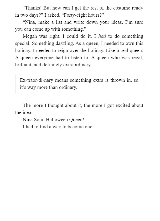 nina soni, halloween queen