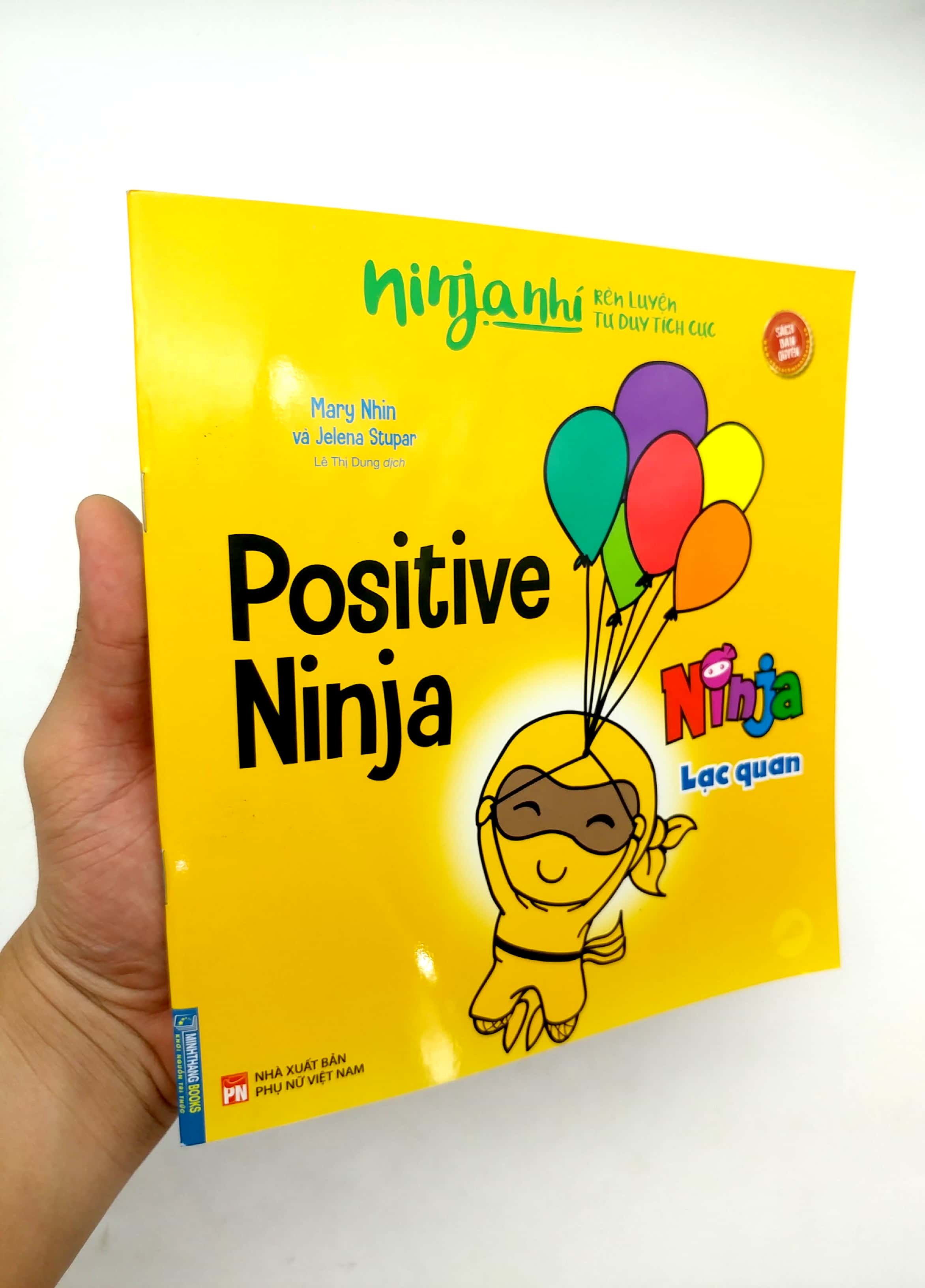 ninja nhí - rèn luyện tư duy tích cực - ninja lạc quan (song ngữ)