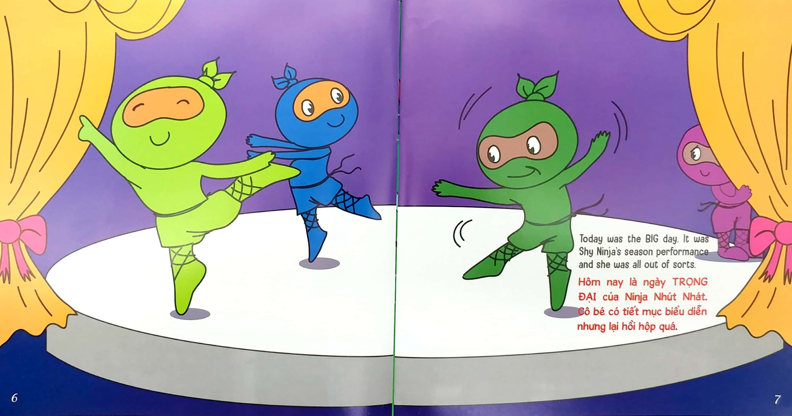 ninja nhí - rèn luyện tư duy tích cực - ninja tốt tính (song ngữ)