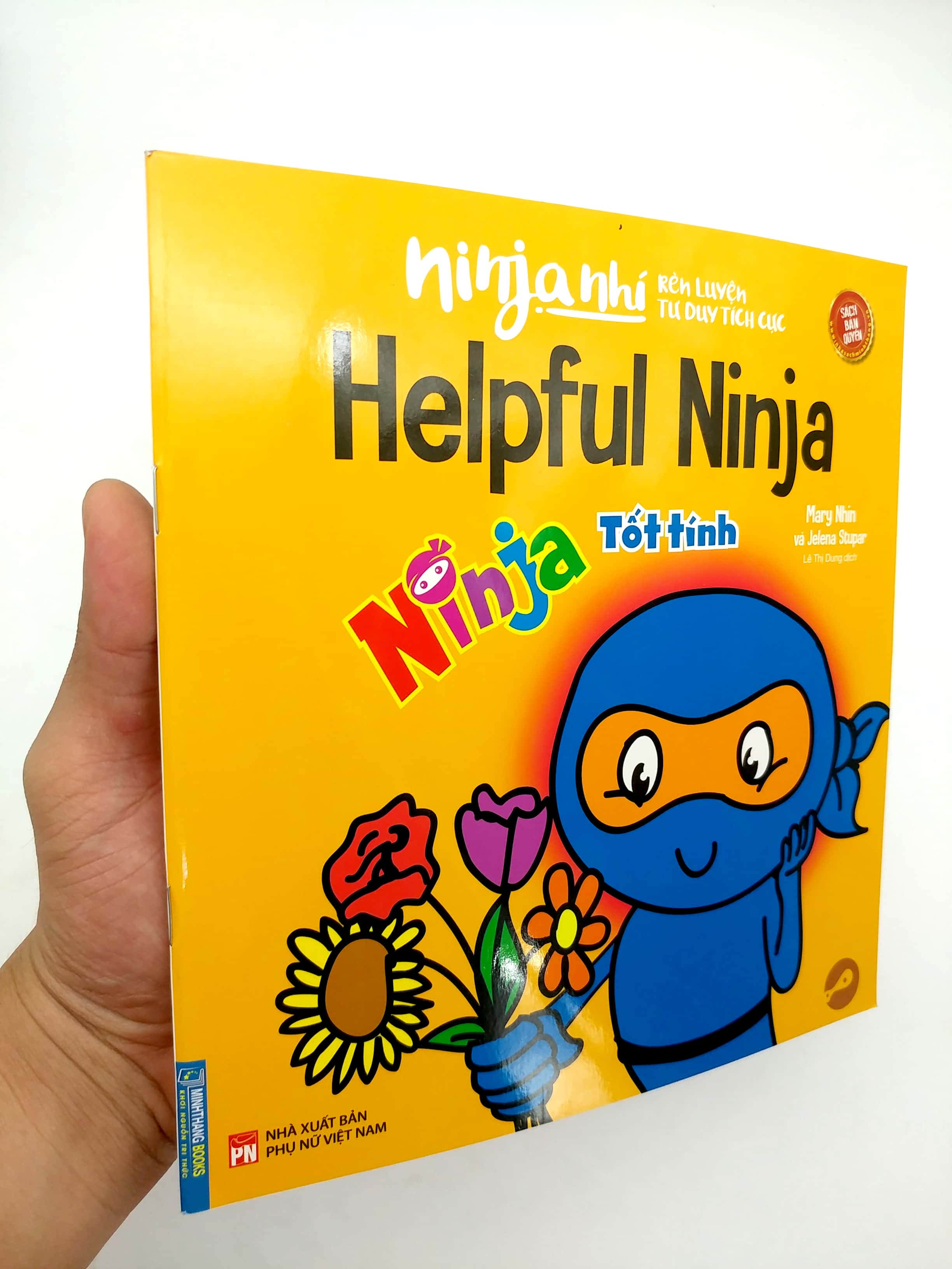 ninja nhí - rèn luyện tư duy tích cực - ninja tốt tính (song ngữ)