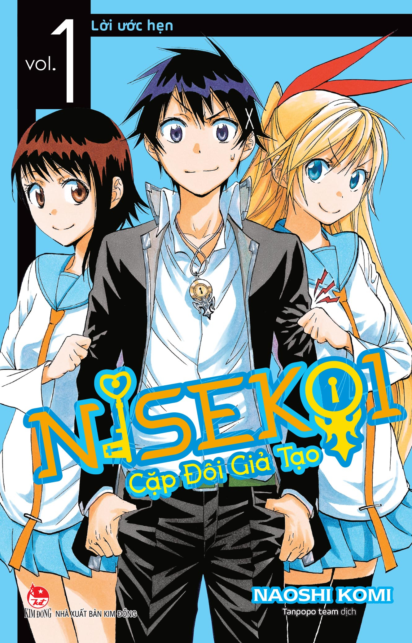 Nisekoi - Cap Doi Gia Tao - Tap 1 - Loi Uoc Hen - Tang Kem Special Cover + Poster