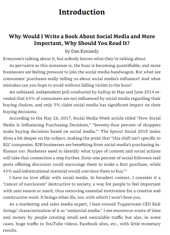 no b.s. guide to direct response social media marketing