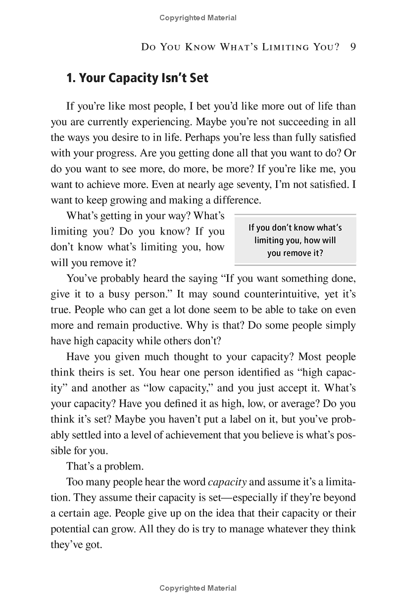 no limits: blow the cap off your capacity