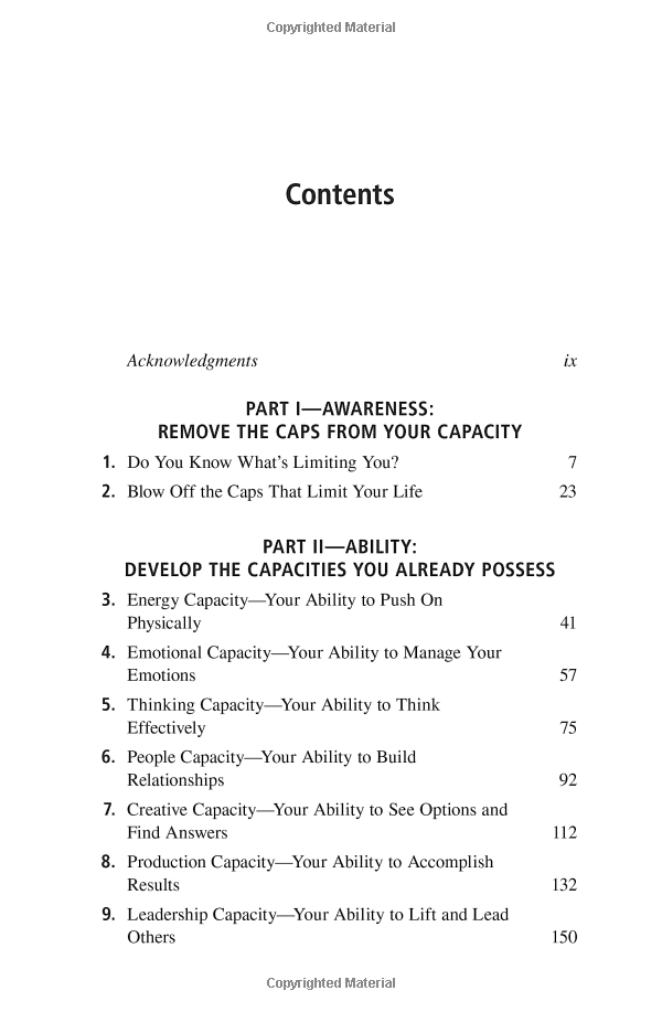 no limits: blow the cap off your capacity