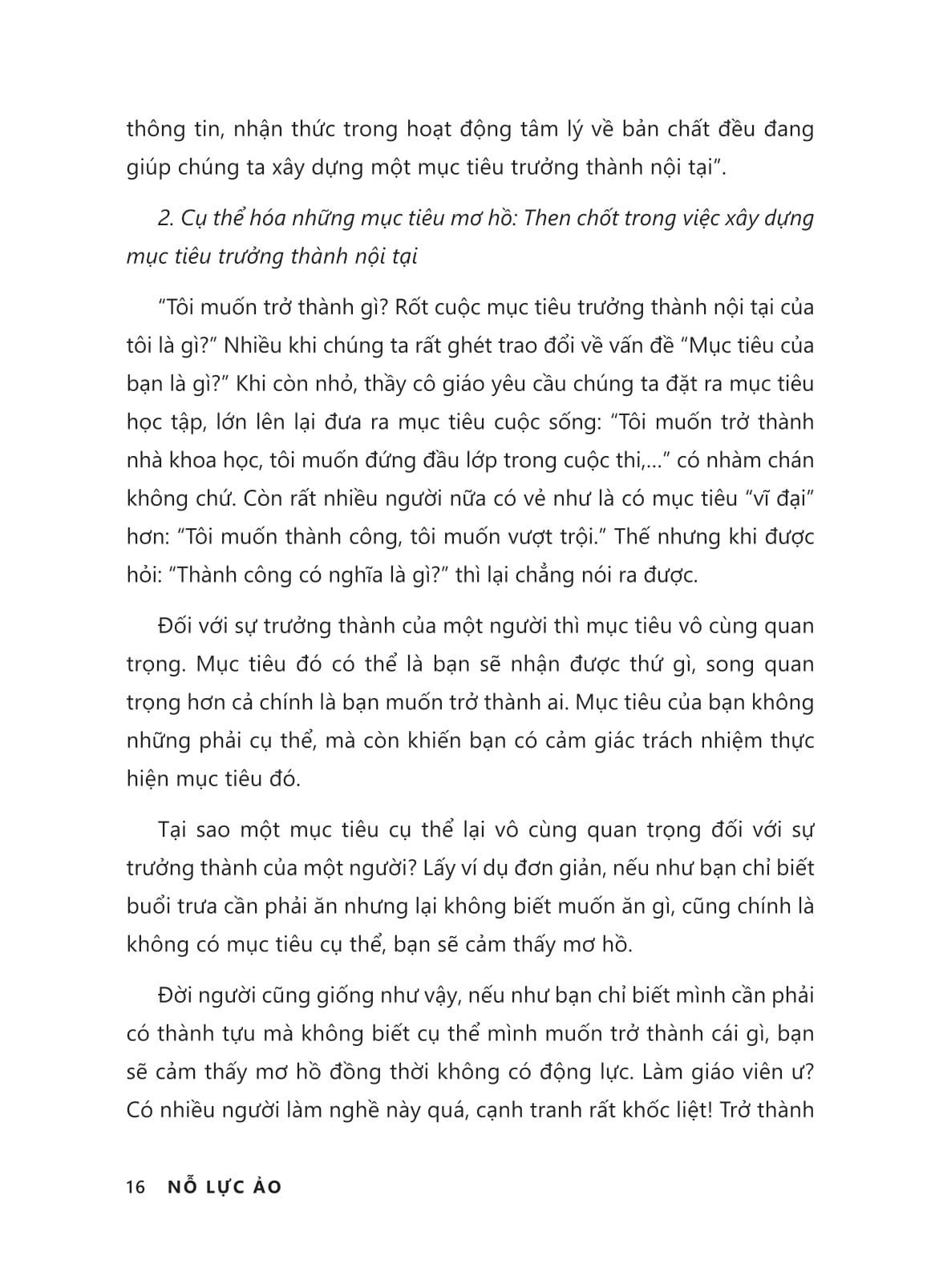 nỗ lực ảo - không sợ không cố gắng, chỉ sợ cố gắng “giả”