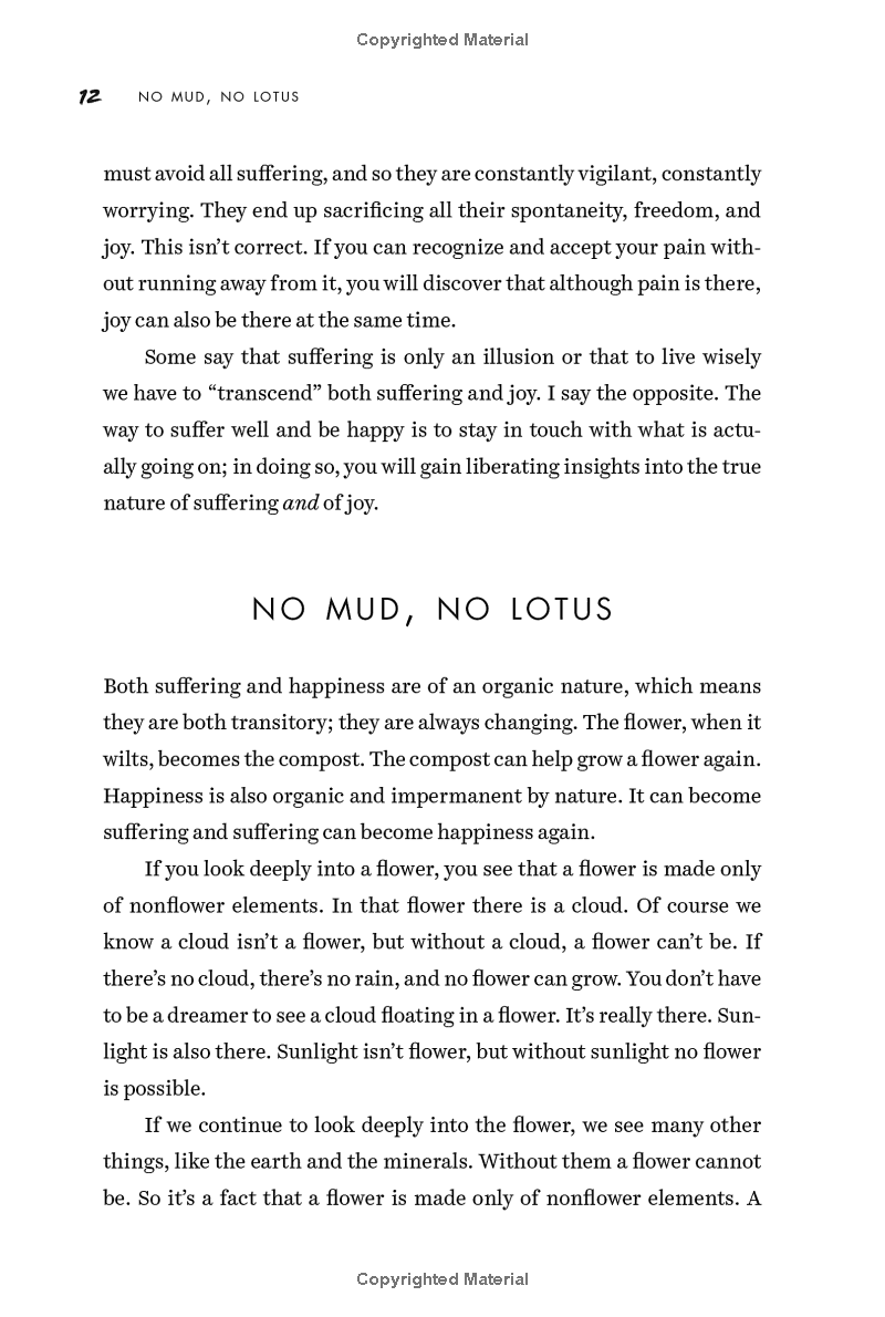 No Mud No Lotus : The Art of Transforming Suffering