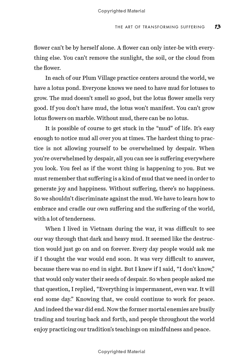 No Mud No Lotus : The Art of Transforming Suffering