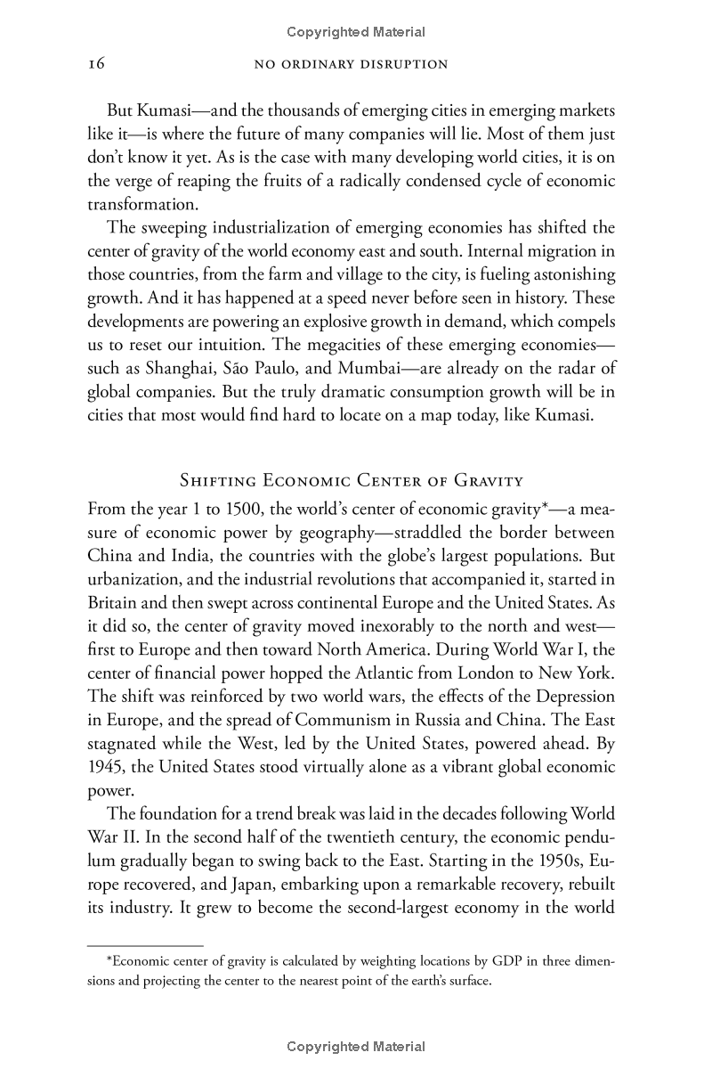 no ordinary disruption: the four global forces breaking all the trends