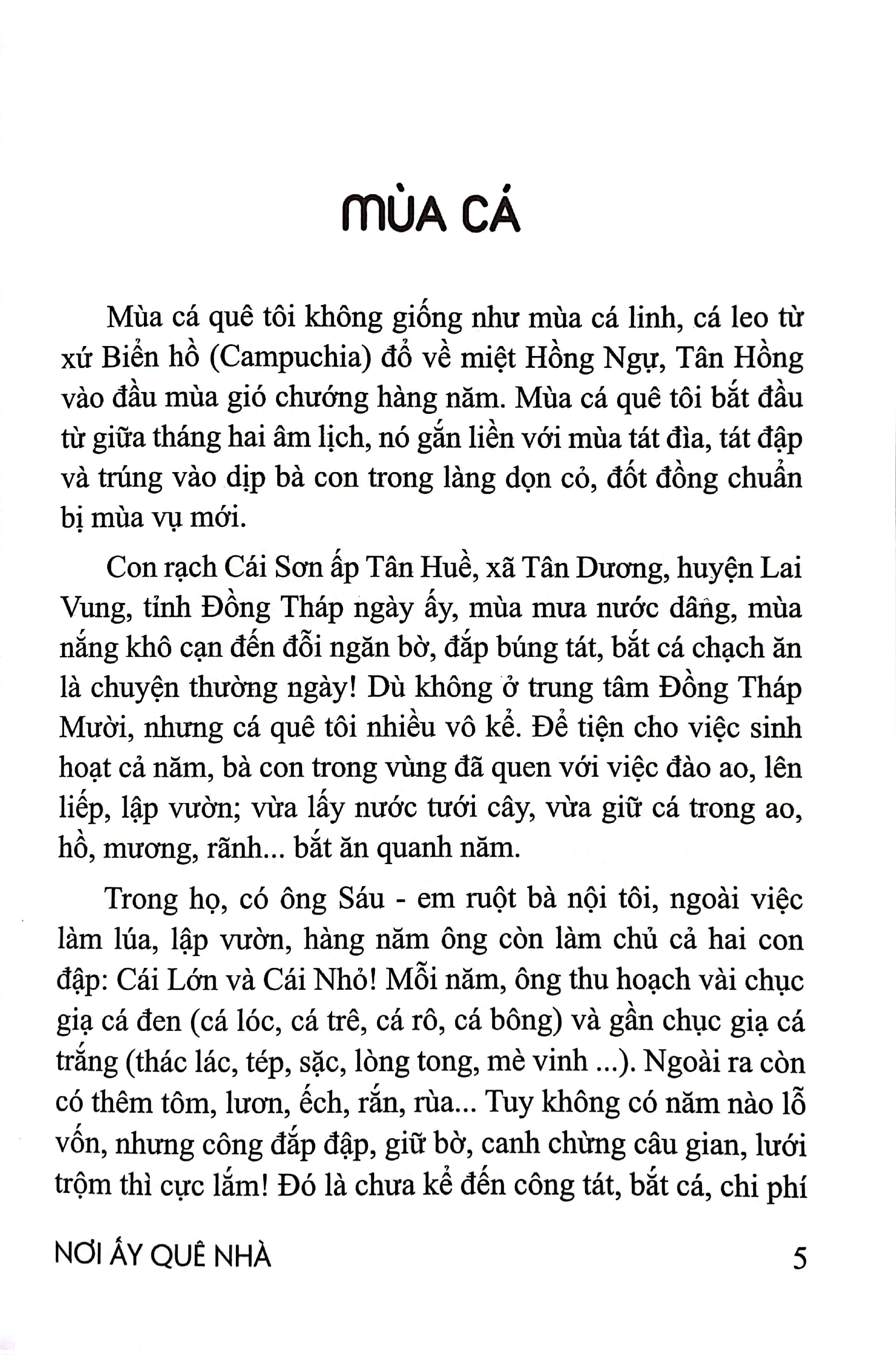 nơi ấy quê nhà