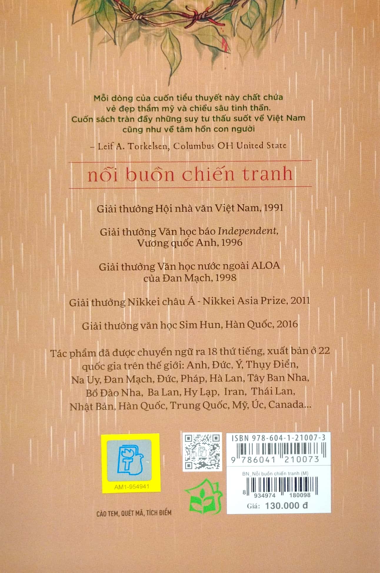 nỗi buồn chiến tranh (tái bản 2022)