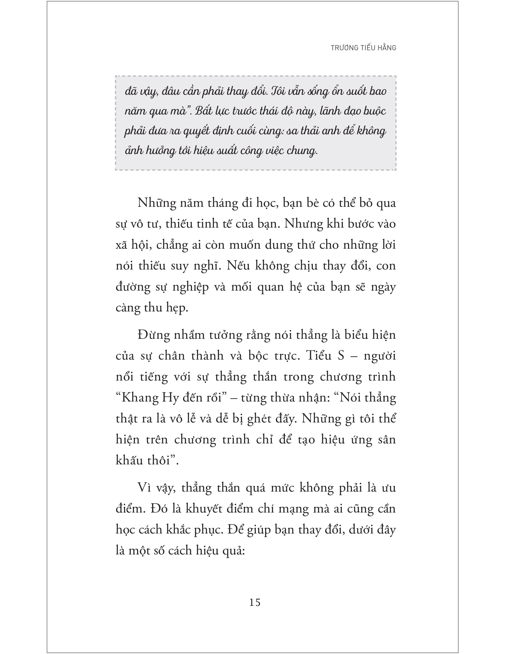 nói chuyện là bản năng, giữ miệng là tu dưỡng, im lặng là trí tuệ - tập 2