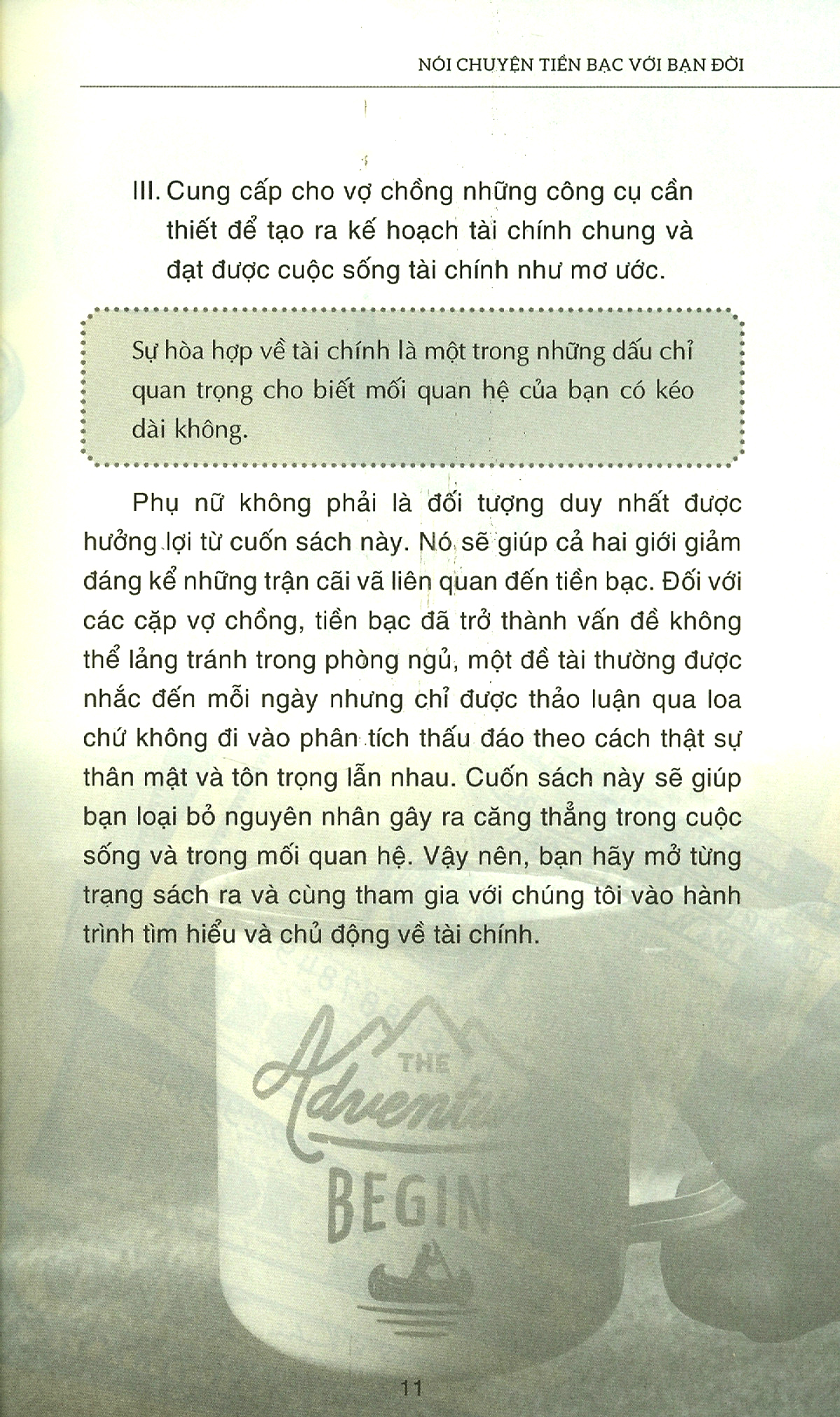 nói chuyện tiền bạc với bạn đời