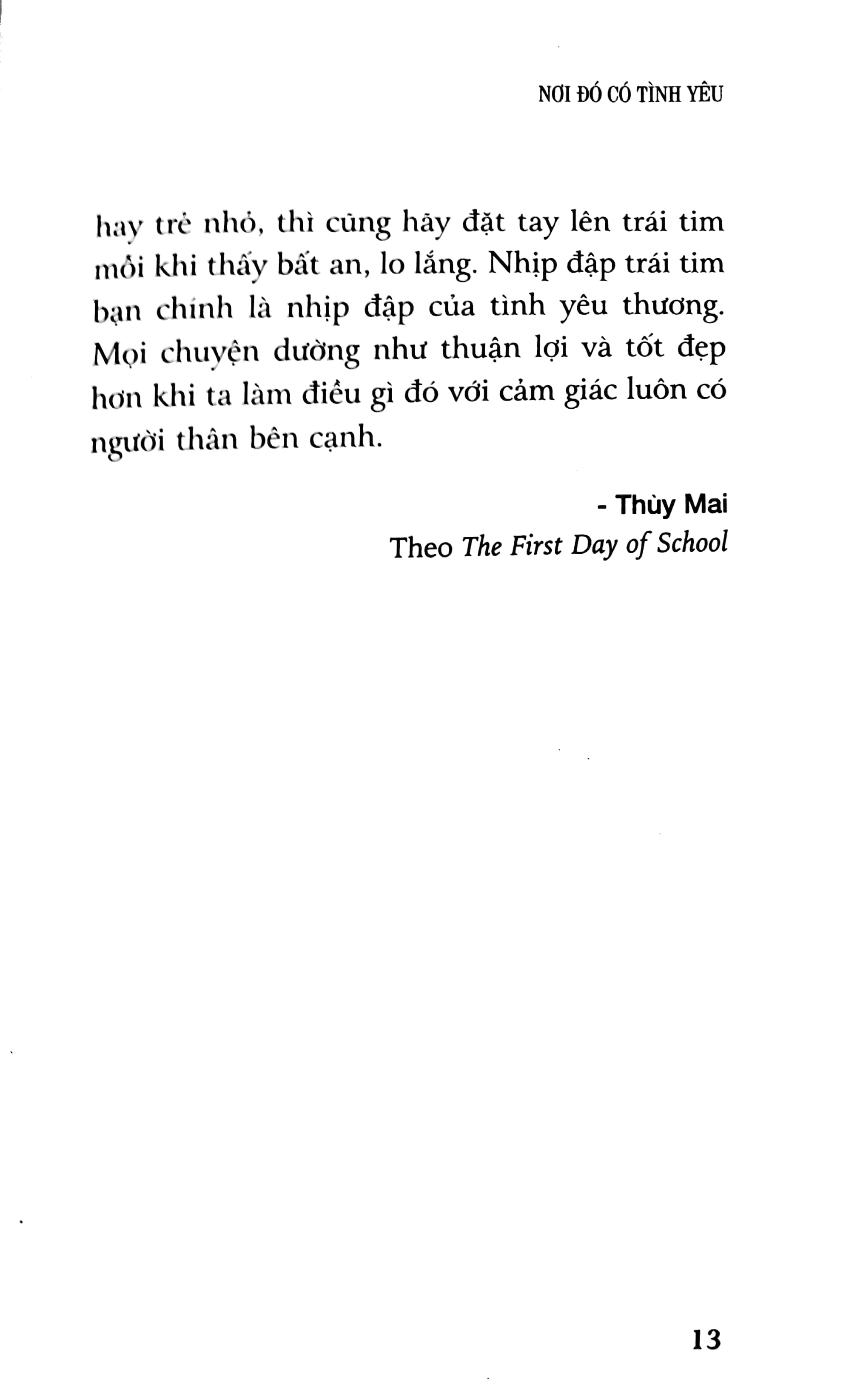 nơi đó có tình yêu