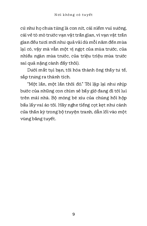 nơi không có tuyết