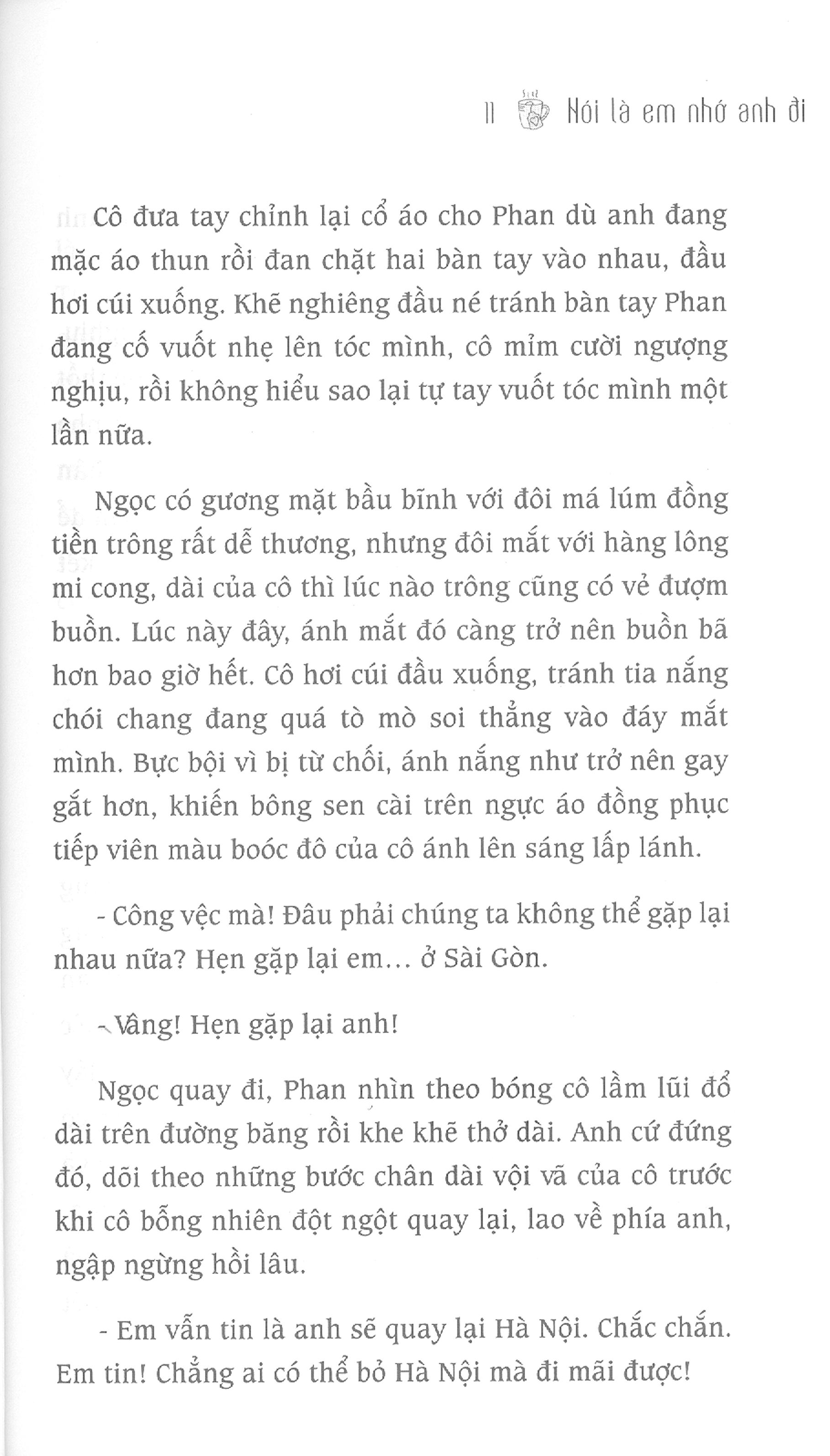 nói là anh nhớ em đi