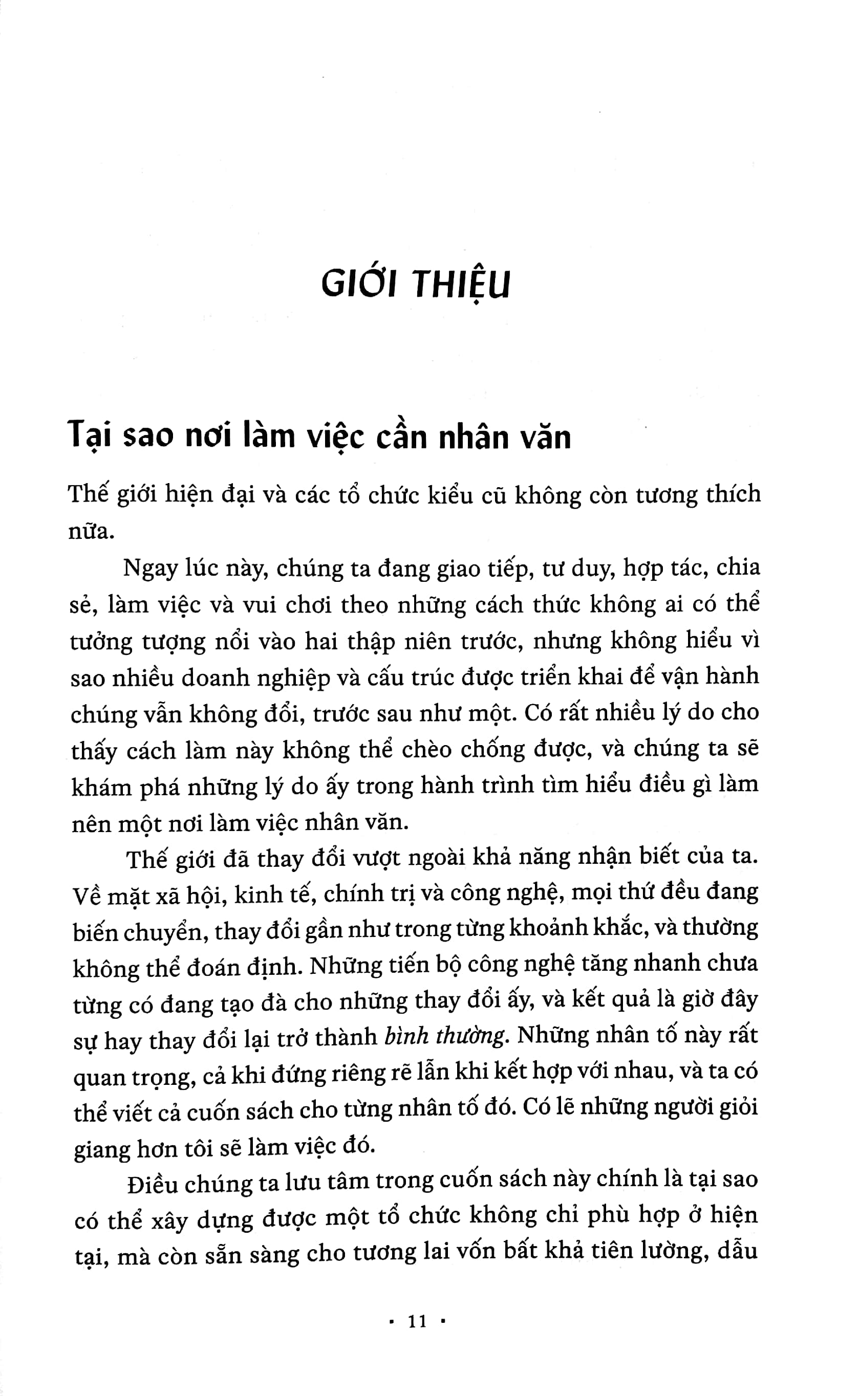 nơi làm việc nhân văn - the human workplace