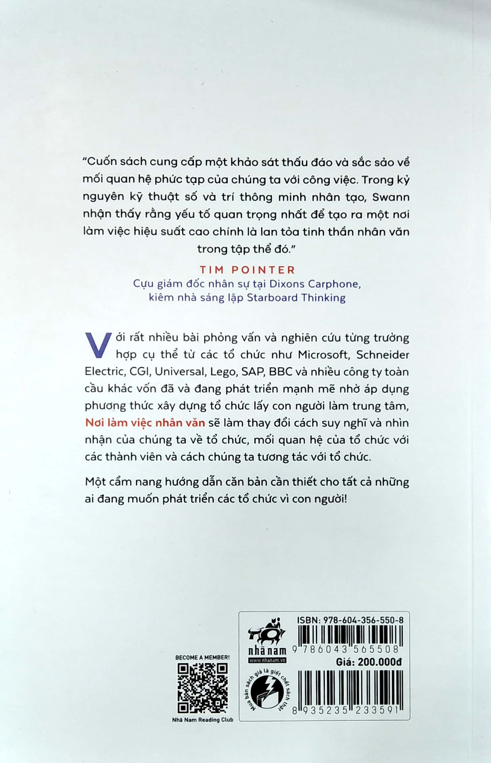 nơi làm việc nhân văn - the human workplace