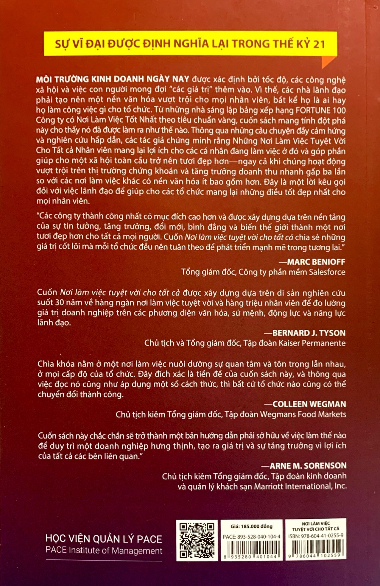 nơi làm việc tuyệt vời cho tất cả - a great place to work for all