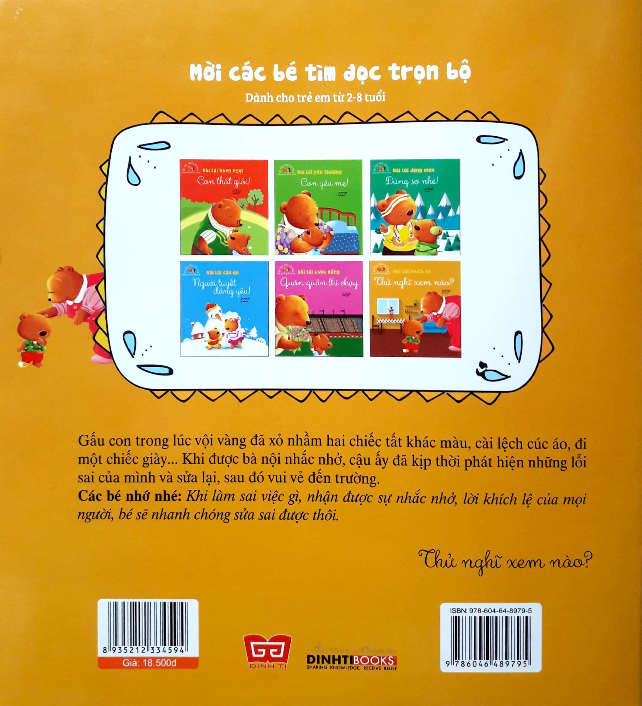 nói lời khích lệ - thử nghĩ xem nào - bé học nói lời hay