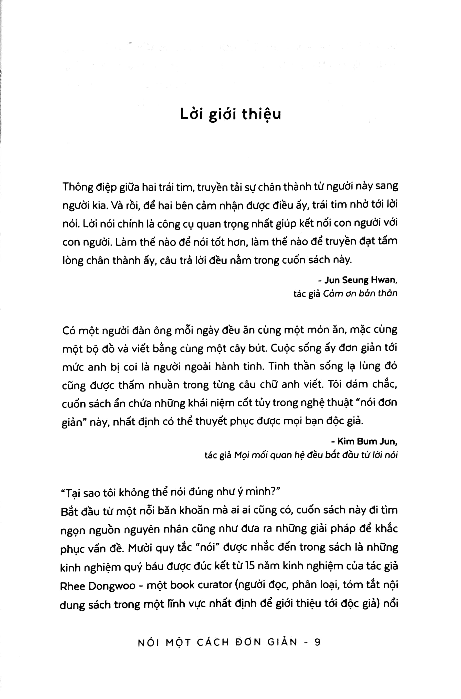 nói một cách đơn giản