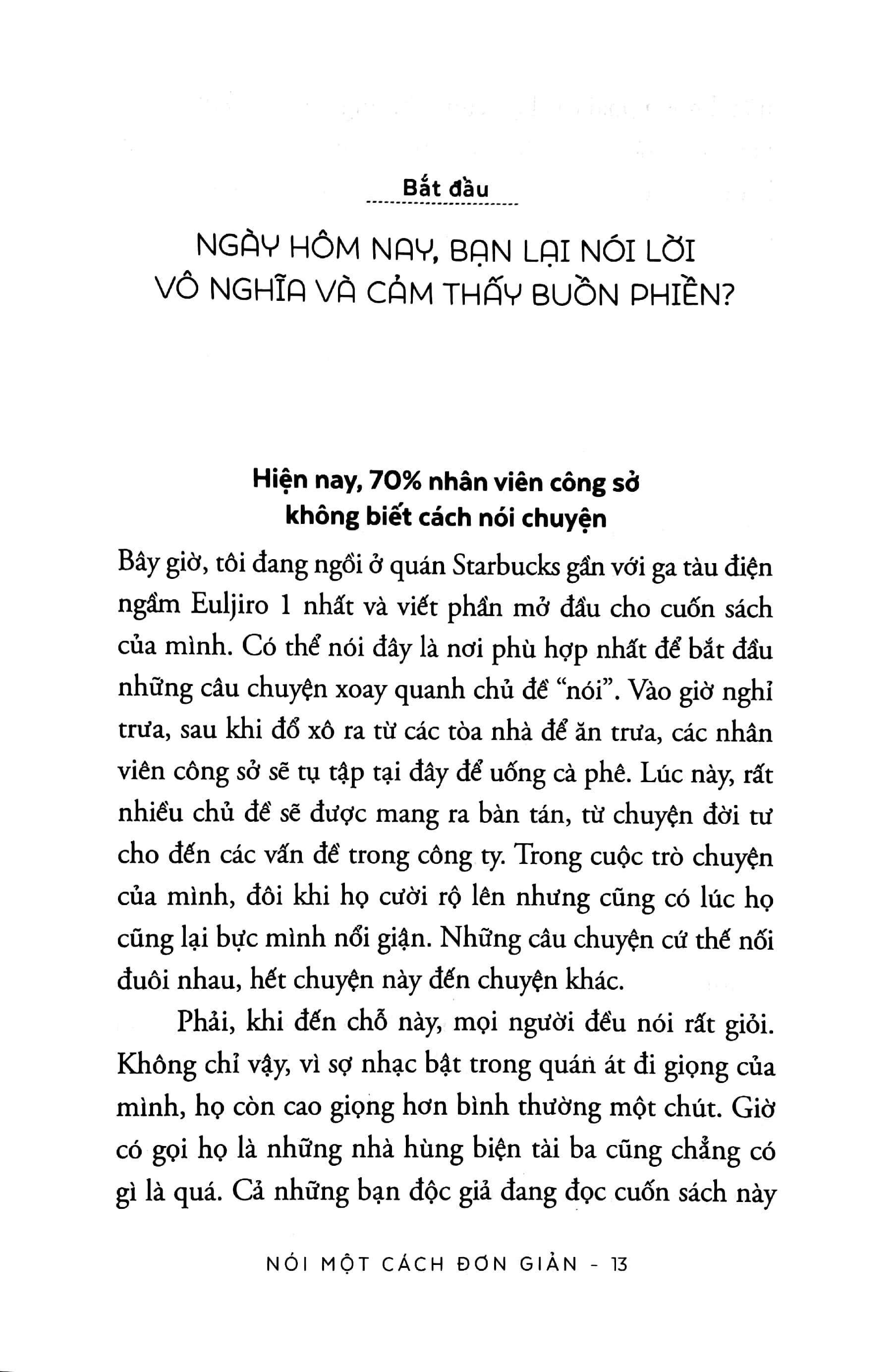nói một cách đơn giản