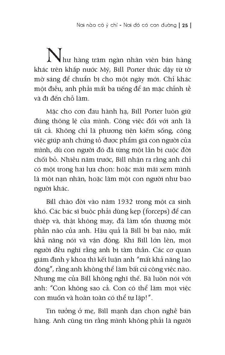 nơi nào có ý chí - nơi đó có con đường