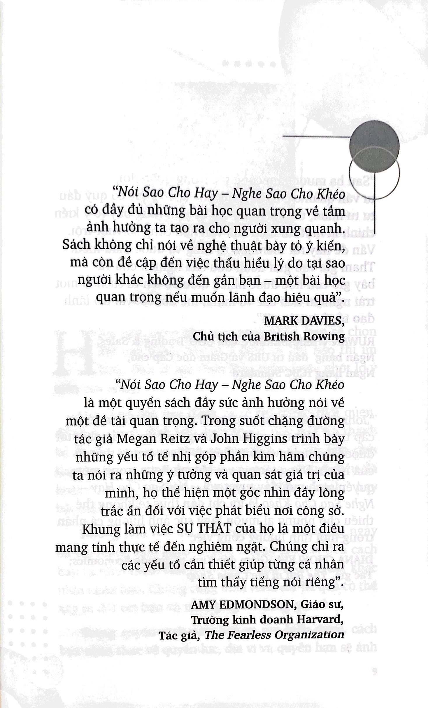 nói những gì cần nói và nghe những gì cần nghe - nói sao cho hay nghe sao cho khéo