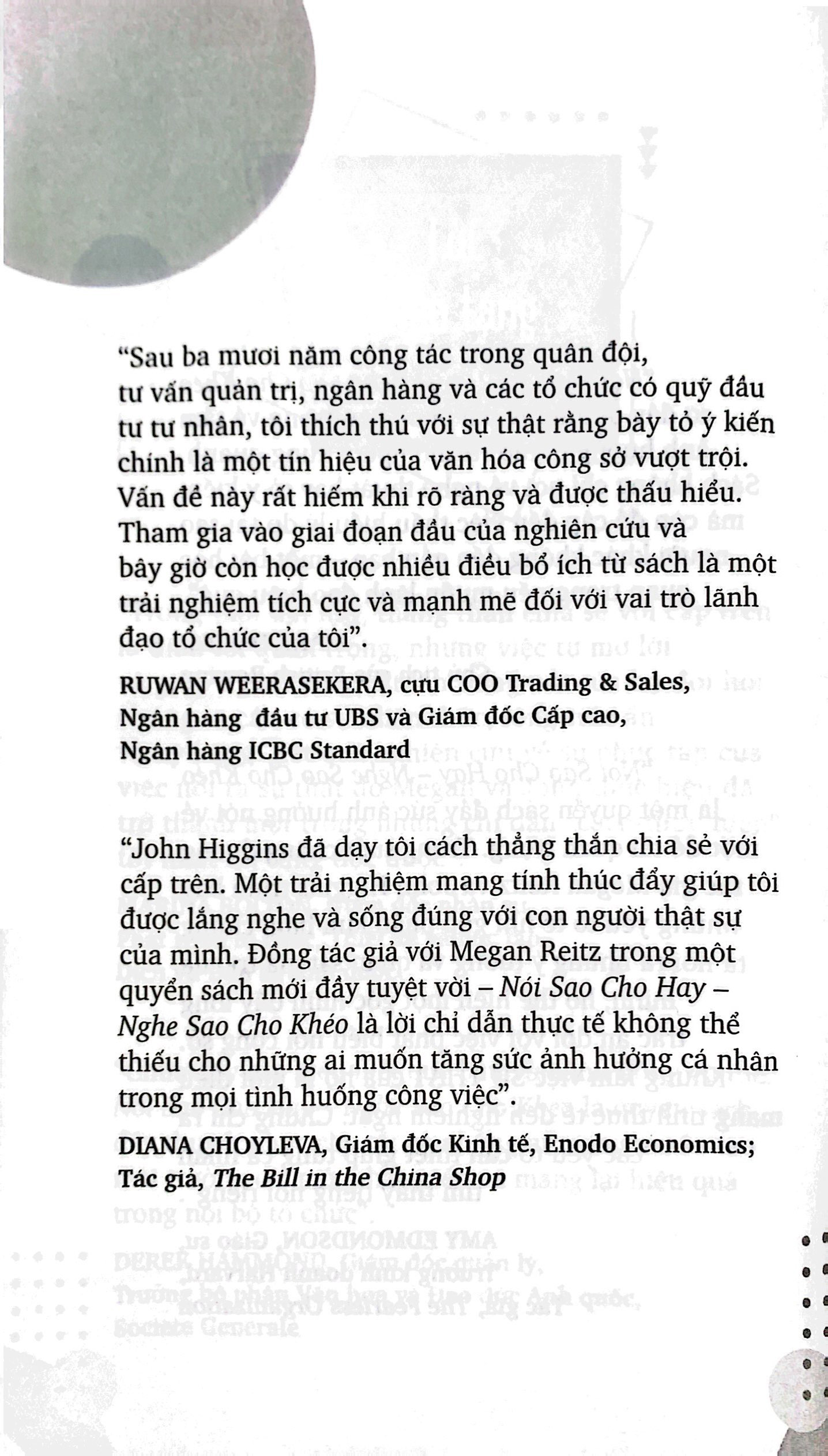 nói những gì cần nói và nghe những gì cần nghe - nói sao cho hay nghe sao cho khéo