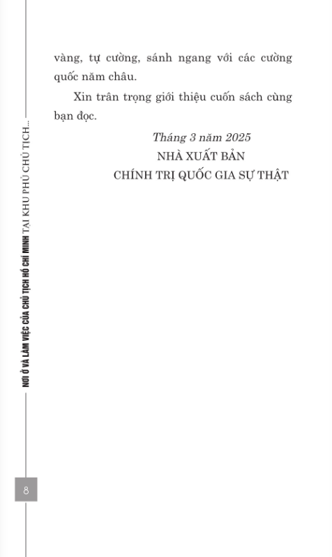 Noi O Va Lam Viec Cua Chu Tich Ho Chi Minh Tai Khu Phu Chu Tich-Ha Noi