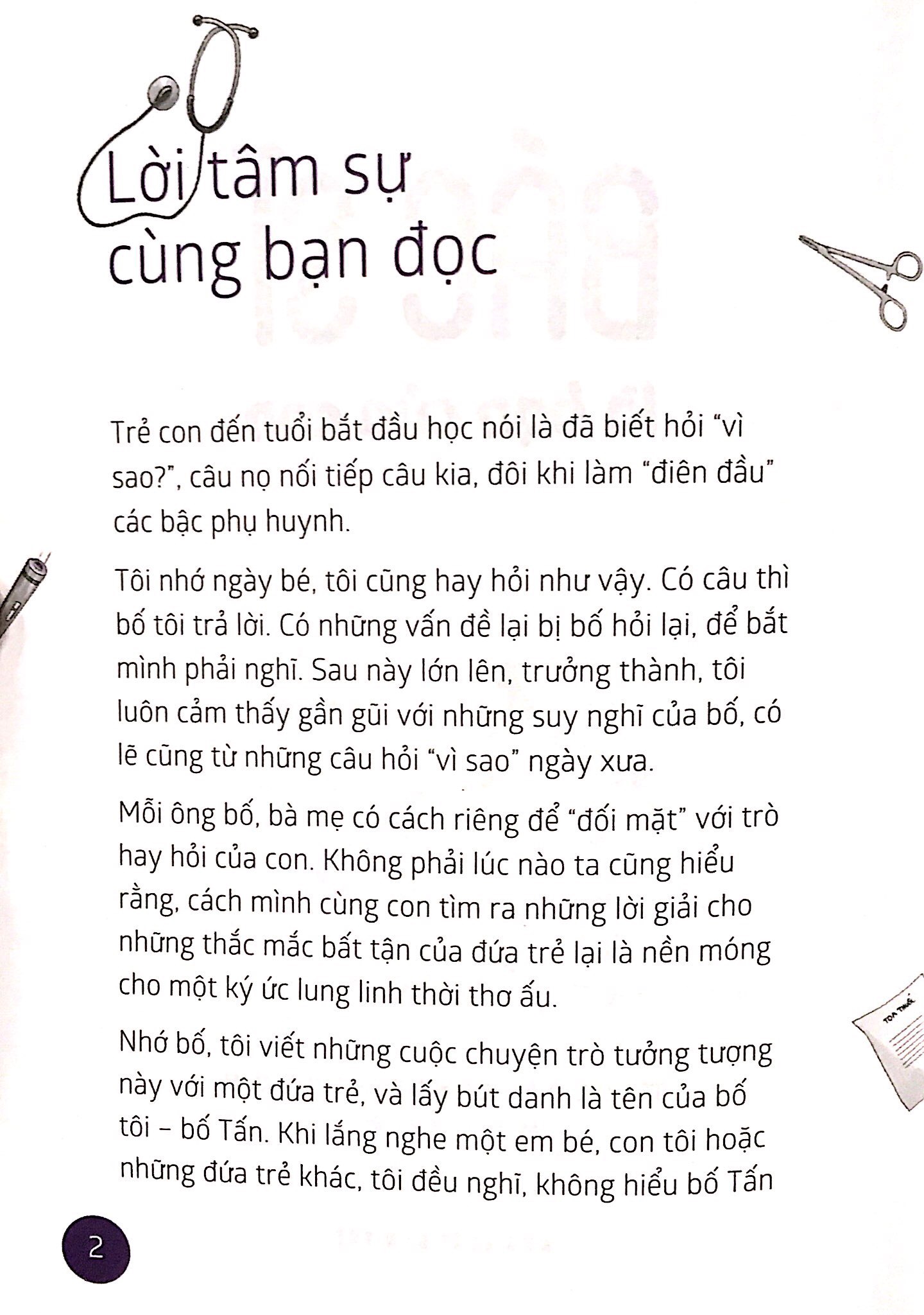 nói sao cho con hiểu: bác sĩ là bạn của con