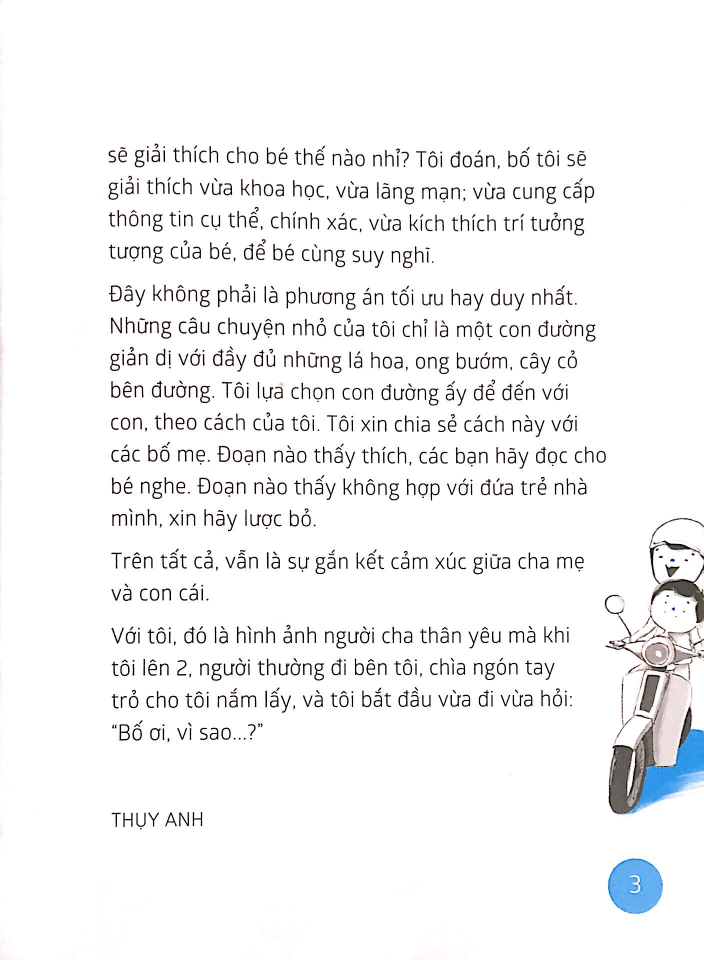 nói sao cho con hiểu: câu chuyện mũ bảo hiểm hay tự bảo vệ mình