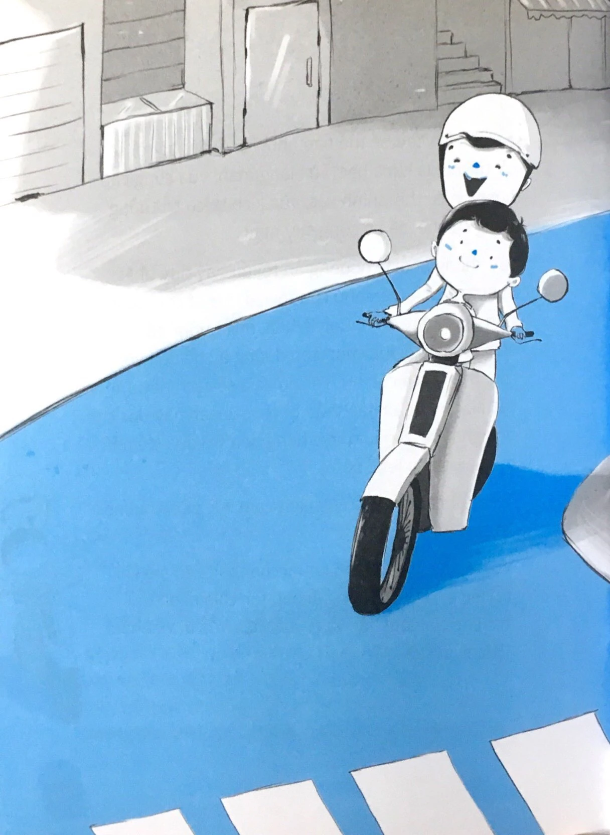 nói sao cho con hiểu: câu chuyện mũ bảo hiểm hay tự bảo vệ mình